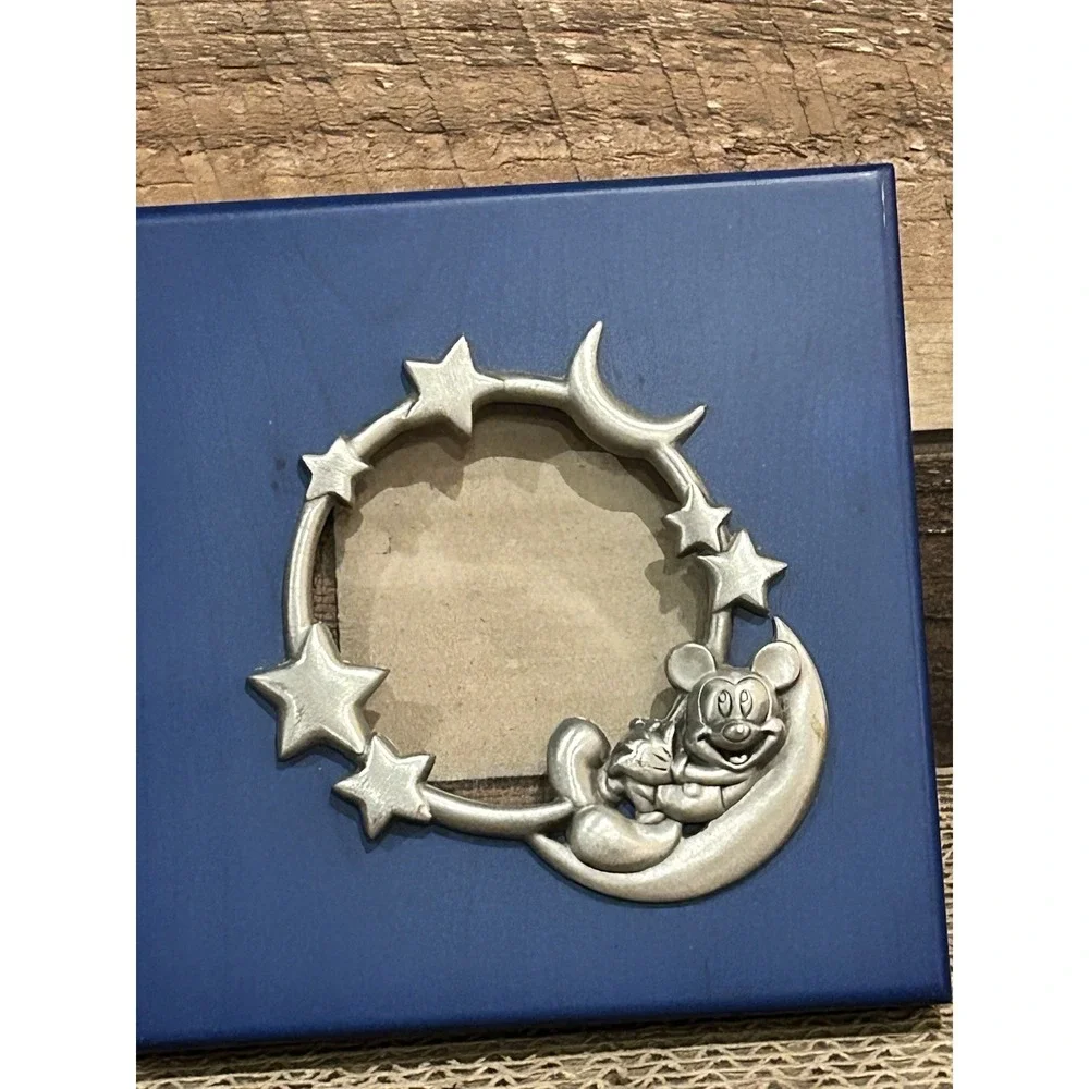 Disney Mickey Mouse‎ Small Blue and Silver Picture Frame 3x3